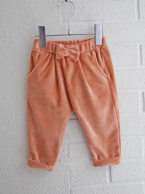 フランス子供服　emile et ida　ベビー　ベロアスウェットロングパンツ