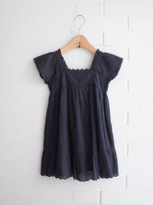 emile et ida　コットン花刺繍ワンピース