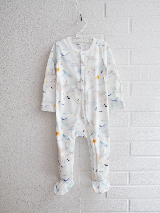 ベビー　足つき長袖ロンパース　オーストラリア子供服　minihaha