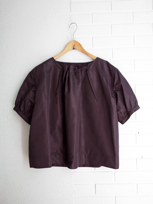 soeur　UMBRIA　レディース　半袖タフタブラウス