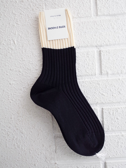 SOFIE D'HOORE　ソフィードール　FOUR　レディース　バイカラーリブソックス