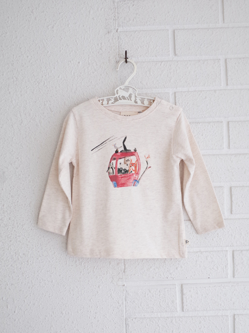 プリントベビーTシャツ　フランス子供服　ARSENE ET LES PIPELETTES　アルセヌ エ レ ピプレット