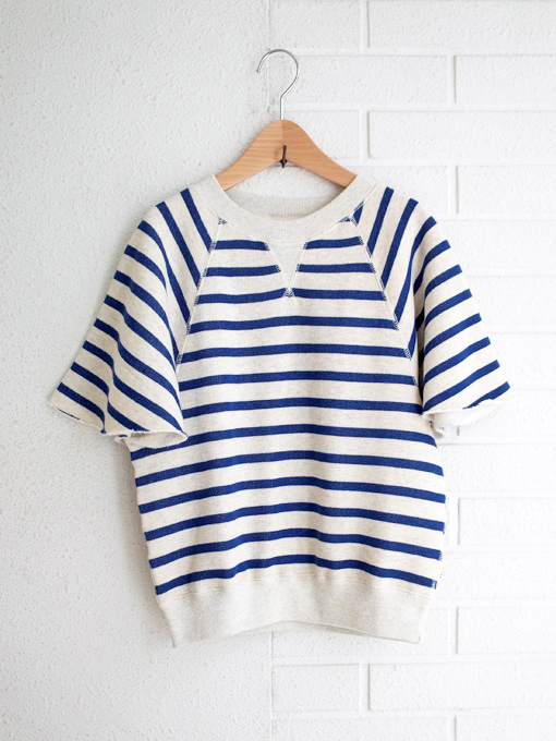 bellerose kids　ベルローズキッズ　ボーダー半袖トレーナー