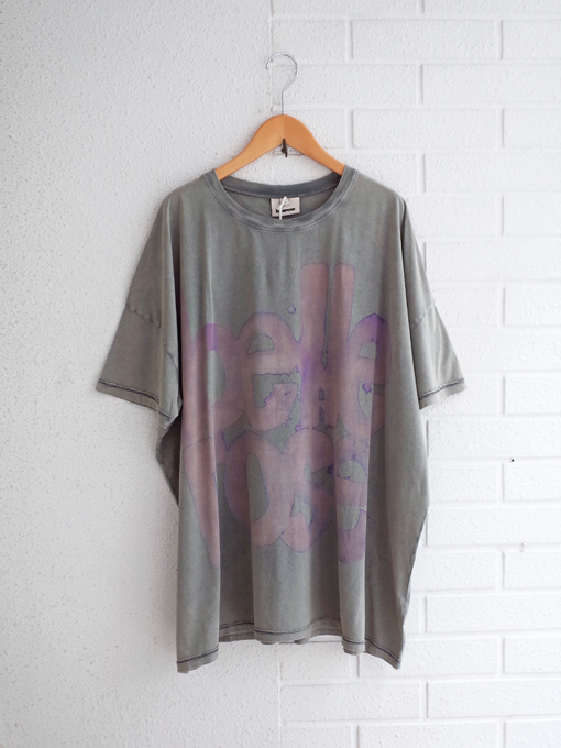 プリントオーバーTシャツ　bellerose woman　Fobell short-sleeve t-shirt