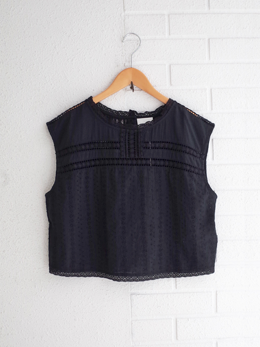 レースブラウス　レディース　bellerose woman　Donna embroidered blouse
