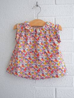 Bonton リバティフリルワンピース Otti オッティ パリやイタリア ベルギーのインポート子供服 インポートセレクトショップ