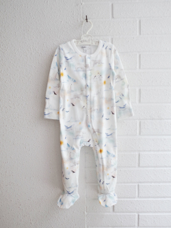 ベビー　足つき長袖ロンパース　オーストラリア子供服　minihaha