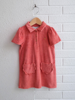 emile et ida kids　エミールエイダ　ガールズ　パイルポロワンピース