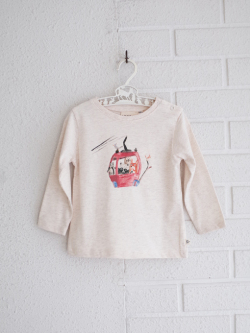 プリントベビーTシャツ　フランス子供服　ARSENE ET LES PIPELETTES　アルセヌ エ レ ピプレット