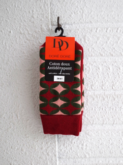 DORE DORE　ジオメトリック柄ソックス