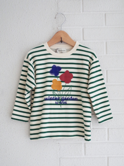 weekend house kids.　Winter garden Stripes L/S t-shirt　ボーダー長袖Tシャツ