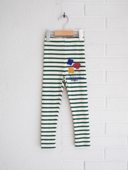 weekend house kids.　Winter garden Striped leggings