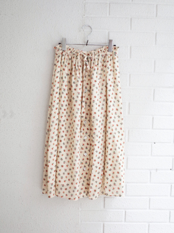 emile et ida woman　エミールエイダ　Ecru freesia midi skirt　花柄スカート