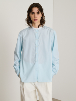 soeur　BERMUDES SHIRT　バンドカラーブラウス