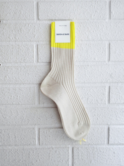 SOFIE D'HOORE　FOUR　Bi-coloured ribbed crew socks　バイカラーリブソックス