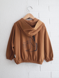 weekend house kids.　Horse zipper hoodie　スウェットジップフードパーカー