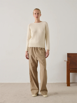 ストライプロングパンツ　SOEUR　HARLAN