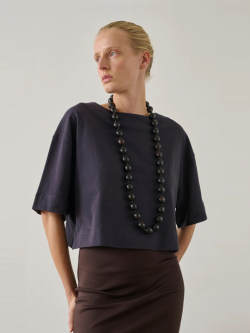 soeur　DAVINA　レディース　クロップドジャージートップス