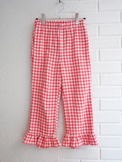 ビスコースコットンギンガムフリルパンツ　bellerose kids ガールズコレクション