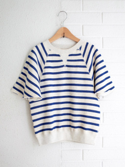 bellerose kids　ベルローズキッズ　ボーダー半袖トレーナー