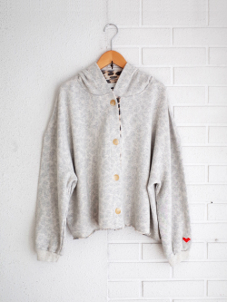 bellerose kids　フードスウェットカーディガン