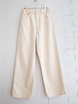 bellerose woman　ベルローズウーマン　ワイドホワイトデニム