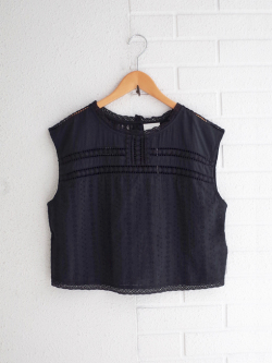 レースブラウス　レディース　bellerose woman　Donna embroidered blouse