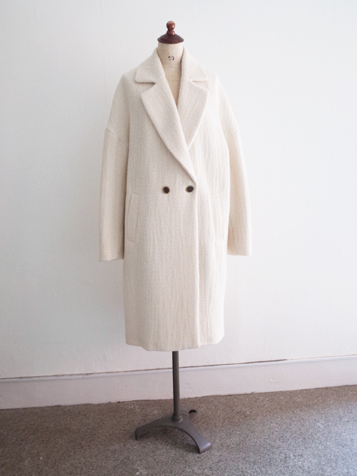 入手困難・希少】伊LEGATT JEANSアルパカコクーンコート M秋冬 湿っぽい 