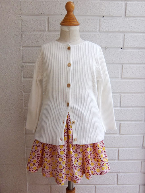 BONTON MOUTON 長袖リブカーディガン OTTI オッティ パリやイタリア 