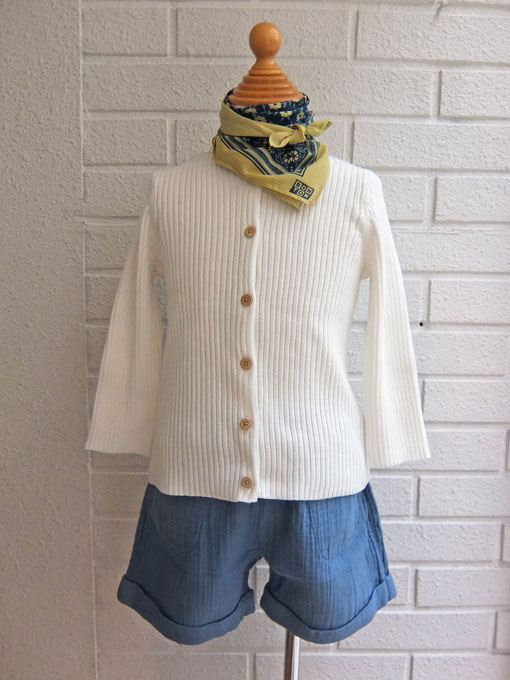 BONTON MOUTON 長袖リブカーディガン OTTI オッティ パリやイタリア  