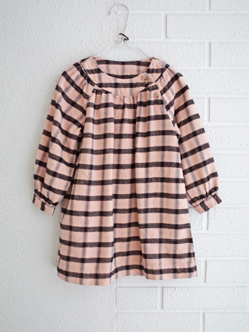 BONTON ボントン ワンピース コットン インド綿 総柄 キッズ 130cm BONTON コットンネルワンピース OTTI オッティ パリやイタリア