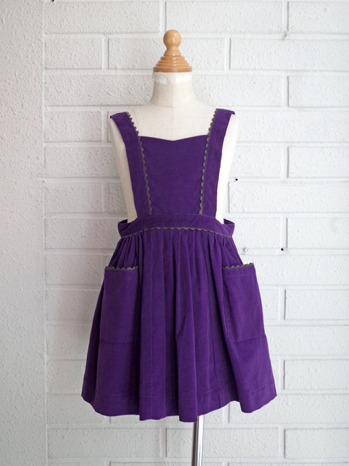 CARAMEL 細コーデュロイエプロンスカート OTTI オッティ パリや