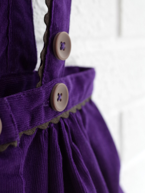 CARAMEL 細コーデュロイエプロンスカート OTTI オッティ パリや