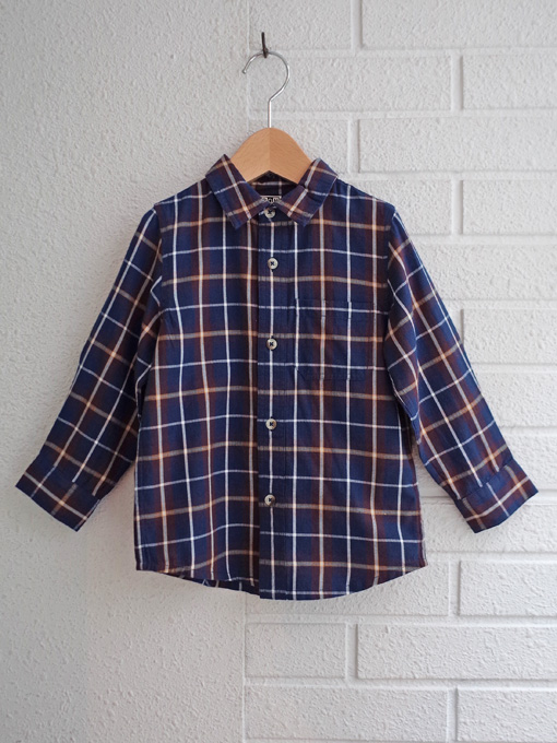 BONTON ボーイズ チェック長袖シャツ OTTI オッティ パリやイタリア