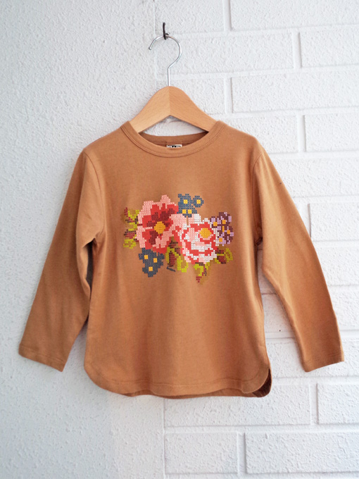 BONTON フラワープリント長袖Tシャツ OTTI オッティ パリやイタリア 