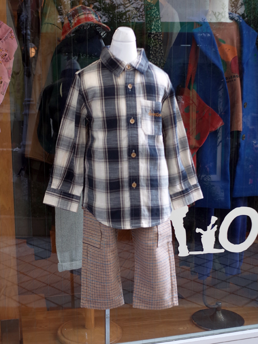 BONTON ボーイズ チェック長袖シャツ OTTI オッティ パリやイタリア 