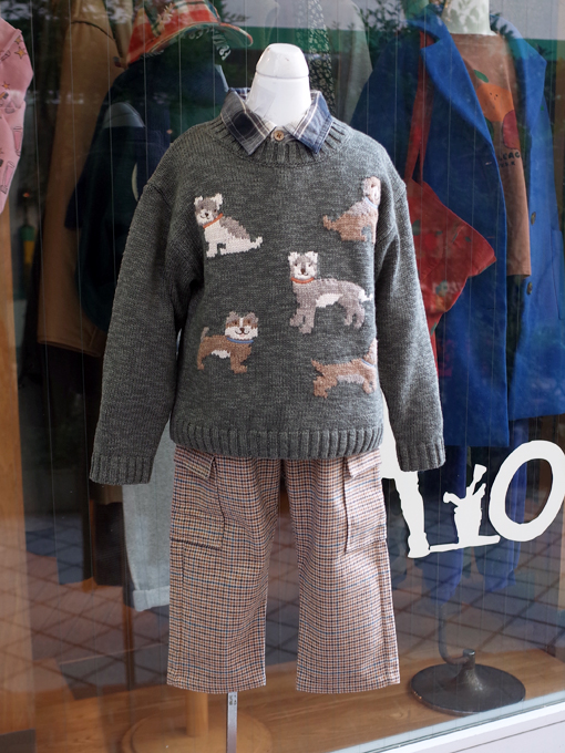 BONTON ボーイズ 千鳥格子ロングパンツ OTTI オッティ パリやイタリア