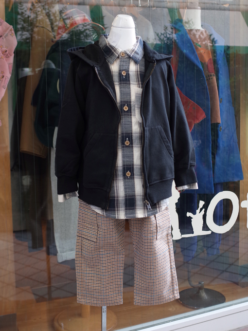 BONTON ボーイズ チェック長袖シャツ OTTI オッティ パリやイタリア