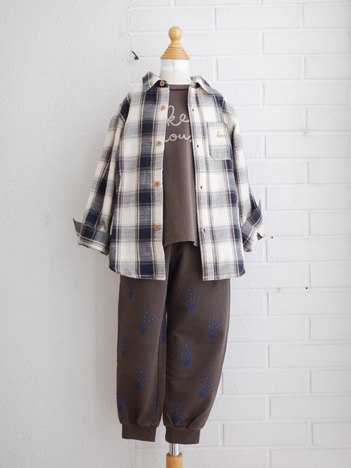 【新品タグ付】BONTON ボントン チェックコート BONTON ボーイズ チェック長袖シャツ OTTI オッティ パリやイタリア