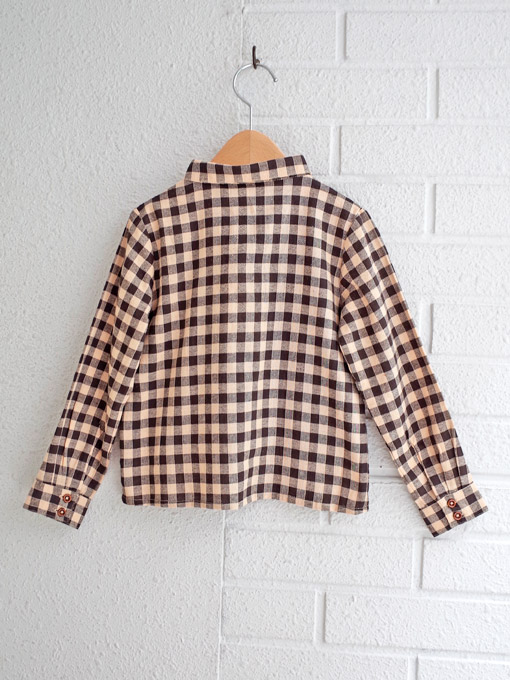 emile et ida エミールイーダ ストライプ長袖シャツ Mサイズ エミールエイダ emile et ida ギンガム長袖シャツ フランス子供