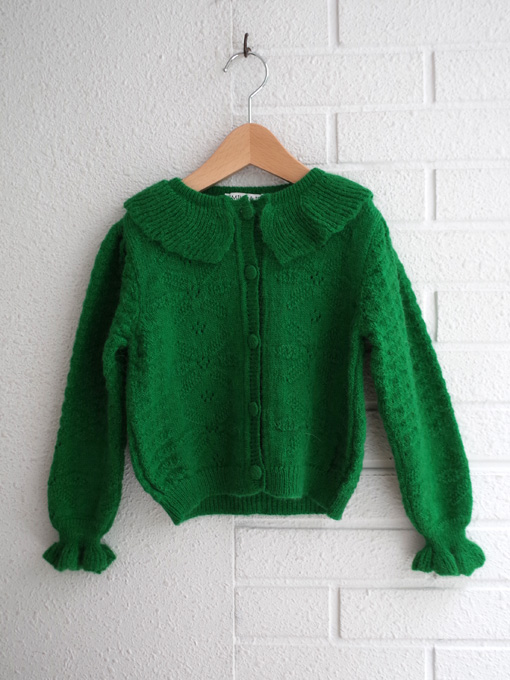 エミールエイダ emile et ida フリル襟ニットカーディガン フランス  