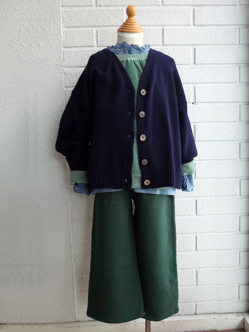 ベルローズ キッズカーディガン ベルローズキッズ bellerose kids ボーイズ Vネックニットカーディガン