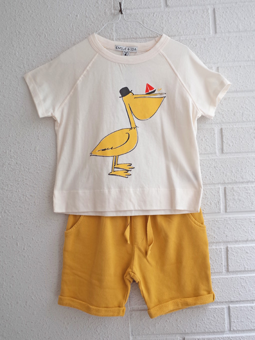 エミールエイダ emile et ida スウェットバミューダパンツ フランス