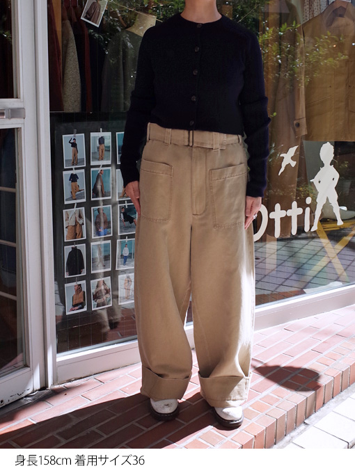 soeur スール レディース コットンリネンワイドパンツ OTTI オッティ 
