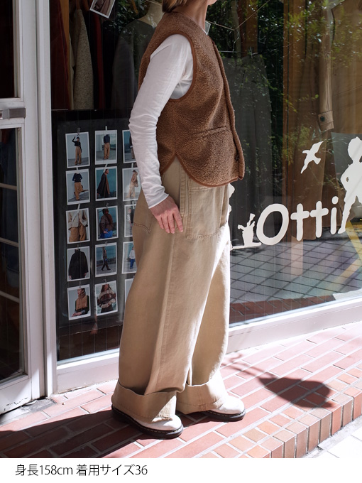 soeur スール レディース コットンリネンワイドパンツ OTTI