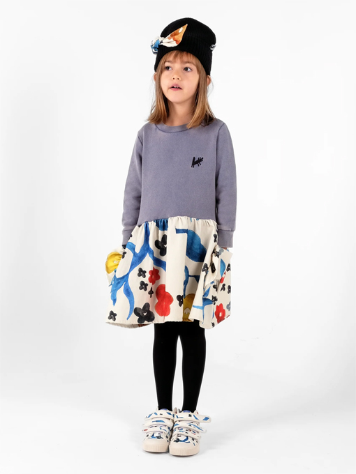 WOLF＆RITA スウェット切替ワンピース ポルトガル子供服 OTTI