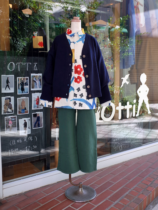 WOLF＆RITA プリント細コーデュロイ長袖シャツ ポルトガル子供服 OTTI
