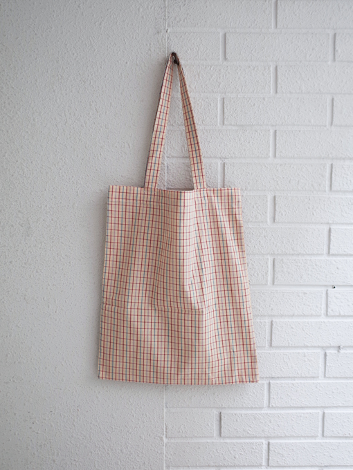 emile et ida woman tote bag チェックコットンバッグ OTTI オッティ