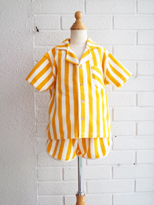 emile et ida エミールイーダ ストライプ長袖シャツ Mサイズ エミールエイダ emile et ida ストライプショートパンツ