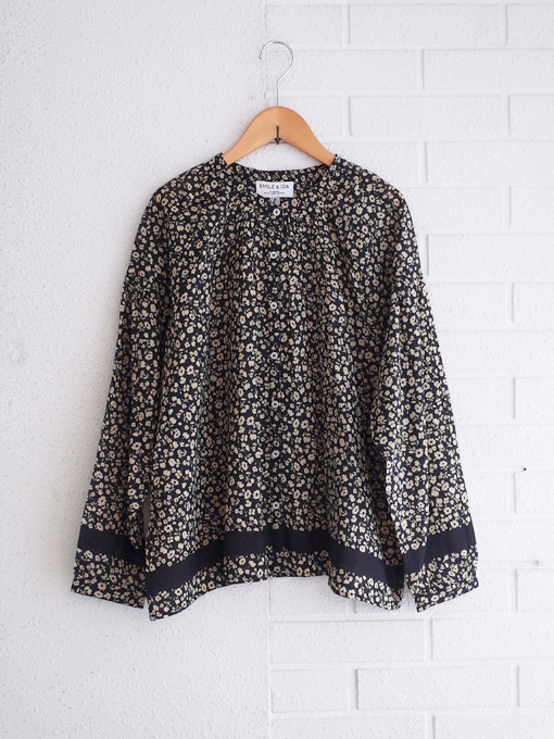 emile et ida woman CLARA レディース フラワープリントブラウス